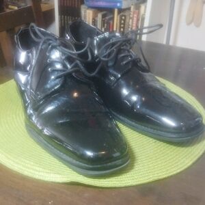 Elegant Black Patent Leather Oxfords